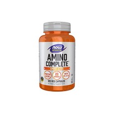 NOW Sports Nutrition 아미노 컴플리트 단백질 블렌드 21 아미노와 B-6 120 캡슐 (2팩)