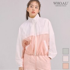 [후아유] 크롭 배색 바람막이(셋업) (WHJJA3791F-T)