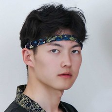 일식집 헤어밴드 일본 이자카야 요리사 두건 머리끈
