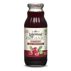 LAKEWOOD Organic Cranberry Juice 12.5 FZ LAKEWOOD 유기농 크랜베리 주스 12.5 FZ, 1개, 370ml