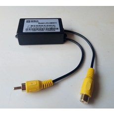노이즈필터 RCA 비디오 아이솔레이터 모니터링 안티 재밍 AV 필터 강력한 전류 제거 가로 눈송이 소음 감, 한개옵션0