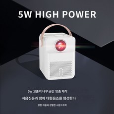 신형 1080P 초화질 가정용 미니 휴대용 프로젝터 휴대형 프로젝터 휴대형 와이파이 프로젝터, H3 안드로이드 버전