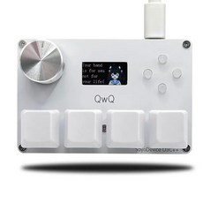 SayoDevice O3C ++ OSU 래피드 트리거 마그네틱 선형 레드 스위치 키보드 노브 화면 복사 샷컷 4 + 키 키캡 한글 무각 커스텀 고래, 중국, 흰색, 한개옵션1