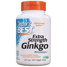Doctors Best 엑스트라 스트렝스 징코 120mg 360정 Extra Strength Ginkgo 닥터스베스트, 120정, 없음, 1개