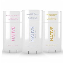 Native Deodorant - Natural 네이티브 데오드란트 혼성용 75g 3팩, 1개