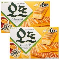 너만아는과자점 오리온 오뜨 치즈 6p 144g x 2통 / 사무실간식, 2개