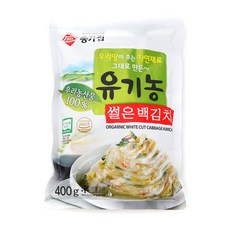 ★아이스박스★종가집 유기농 썰은백김치 400g