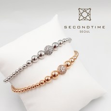 화이트골드뱅글