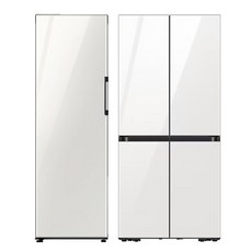 삼성 비스포크 냉장고 김치냉장고 세트 RF60C9012AP+RQ32C76A2AP(글라스)