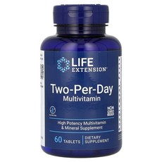 미국 Life Extension 투 퍼 데이 태블릿 60정 (1일 2정), 1개