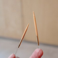 Seeknit 씨니트 23cm 비대칭 둘레바늘(대바늘) [57334~57345] Koshitsu Asymmetric Circular Needles 23cm, 6mm(57345), 1개