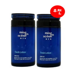 호호몰 미쟝센 맨 프레시 로션140ml, 2개