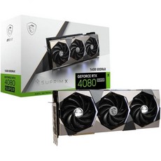 MSI 지포스 RTX 4080 슈퍼 16G 수프림 X 그래픽 카드, GeForce RTX 4080 SUPER 16G SUP