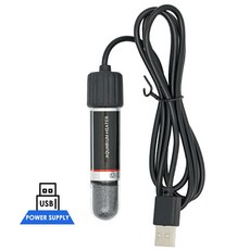 작은 수족관 히팅로드 미니 일정한 물고기 온도 수중 10W 탱크 USB 히터 온도조절기 26