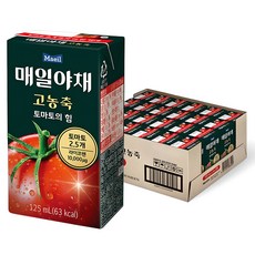 Maeil 每日 高濃縮番茄汁, 125ml, 24入