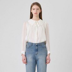 [케네스레이디] 셀포 리본 셔링 블라우스 EWBLNC0300 134903