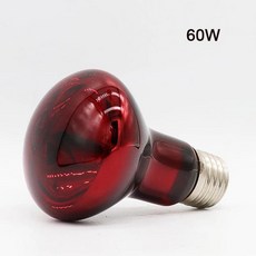 파충류 양서류 조류 뱀 양고기 레드 라이트 야간 난방 절연 램프 도마뱀 거북이 동물, 12. Red-60W, 1개