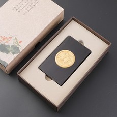 고궁문 녹이다 독창적 차이나 클래식 블랙 단목 명함보관철 남성 여성 대용량 명함꽂이케이스 LOGO 각인 스타일리시 우드, 블랙 단목 명함보관철 삼양 개태