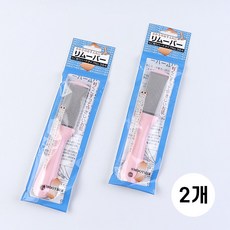 일본 시오자키 스텐발밀이 (no.384) 발뒤꿈치 각질 굳은살제거, 핑크, 2개, 1개입