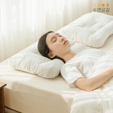 수면공감 우유베개 키즈 유아/아동/어린이 경추베개+전용커버