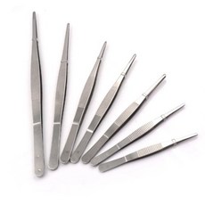 파충류 고급형 핀셋 모음집 13cm 20cm 30cm 50cm 일자형 굽은형, 20cm(일자형), 1개