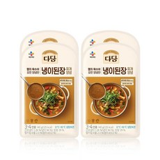 CJ-다담 냉이된장찌개 양념 엄마요리 집밥 바쁜아침 간편한끼 단골메뉴 요리쟁여템 140g, 20개