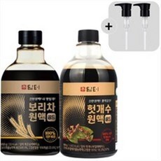 담터 헛개수원액 골드+담터 보리차 원액, 2세트, 850g