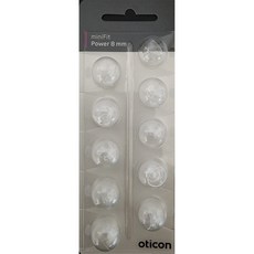 보청기 이어돔-파워 돔 1판(10개입)-Power Dome 보청기 이어팁-오티콘 Oticon, 10mm, 1개