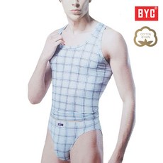 PN BYC 순면 남성 미디 삼각팬티 런닝 상하세트 2종