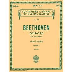 Beethoven - Sonatas Volume 2 (Urtext) 베토벤 - 피아노 소나타 2권 악보집 Schirmer 셔머