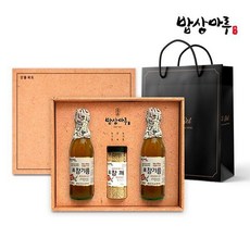 광천김 밥상마루 참기름+참깨+쇼핑백 선물세트, [7+1] 참기름+참깨세트, 1개