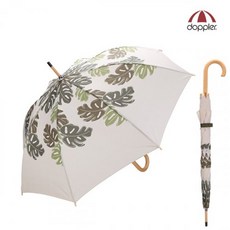 DOPPLER NATURE LONG 패턴 장우산 IUDU-2302, 색상:그린
