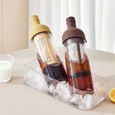 커피 콜드브루 포트 고붕소 유리 가정용 콜드브루 병 커피 메이커 과일 티 포트 850ml