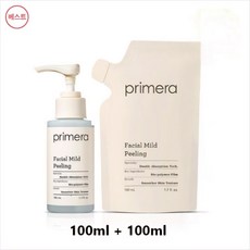 [1+1용량]프리메라 페이셜 마일드 필링 100ml + 리필팩 100ml, 1세트, 200ml - 프리메라후리앤후리맨