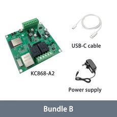 KC868-A2 ESP32 2G/4G SIM 카드 GSM GPS 릴레이 개발 보드 홈 어시스턴트 용 espphome I2C RS485 온도 습도, [02] 번들 2, 02 번들 2