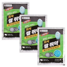 뉴싹 쥐싹 쌀쥐약 50g, 3개, 1개