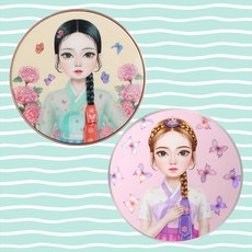 뷰티피플 뷰티피플 철벽녀 시즌13 대나무 미백수 커버쿠션 매화공주+나리공주, 23호 매화공주+나리공주