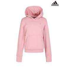 아디다스 adidas 여성 핑크 후드티셔츠