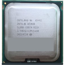 컴퓨터부품 컴퓨터 구성 요소 Xeon X5492 3.4G Hz12MB1600MHz 쿼드 코어 서버 LGA 771 CPUSlbbd Mature Technology