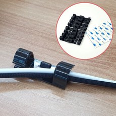 케이블 전선 선정리클립 블랙 대 전기선고정, 본상품