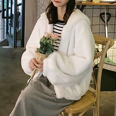 루즈핏 집업 후드 여성 점퍼 자켓 겨울