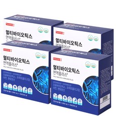 팜크로스 멀티바이오틱스 면역플러스 유산균 (50일분), 250g, 4개