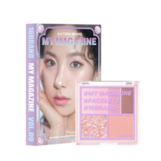 16브랜드 마이 매거진 아이섀도 팔레트, Vol 09 머메이드 진주 무드, 8개