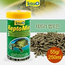 물멍 테트라 렙토민 250ml 55g 수생 반수생 거북이 사료 먹이 밥