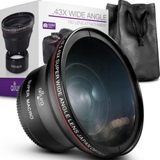 알투라포토 52MM 0.43x Nikon용 Professional HD 광각 렌즈 매크로 부품 포함 D7100 D7000 D5500 D5200 D5100 D3300 D3100, 55MM - d5100