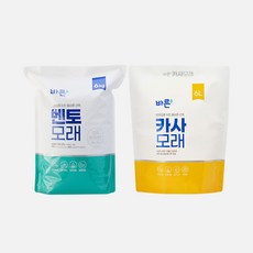 [2개세트] 바른벤토모래 6kg + 바른카사모래 6L (중간입자), 2개