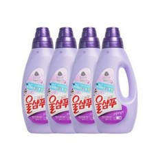울샴푸 퍼플라일락 1L (용기) 울세제, 4개