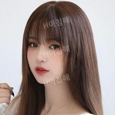 여성 부분가발 단발 가발 가발쇼핑몰25cm/35cm, 모조바늘-중간공기앞35cm내츄럴블랙 - 여자가발쇼핑몰