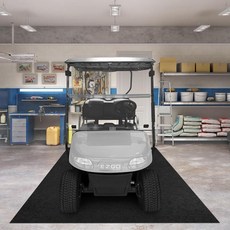 골프 카트 주차 매트 3m10피트 x 1.5m5피트 3.0MM 두꺼운 오일 흡수 범용 차고 수리 바닥 EZGO 클럽 카 야마하 오토바이 잔디깎이 ATV UTV용 - 미끄럼 방지, 골프 카트 주차 매트 3m10피트 x 1.5m5피트 3