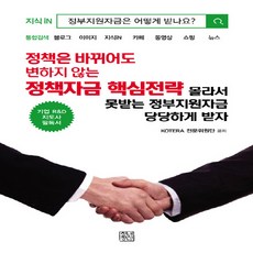 NSB9788958611899 새책-스테이책터 [정책은 바뀌어도 변하지 않는 정책자금 핵심전략] -몰라서 못받는 정부지원자금 당당하게 받자--청년정신-K